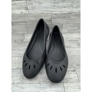 Crocs Shoes Womens Size 8 Flats Ballet Lightweight Slip On Iconic Comfort Casual
